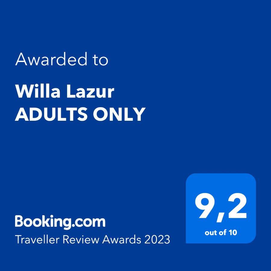 Willa Lazur Adults Only Miedzyzdroje Dış mekan fotoğraf